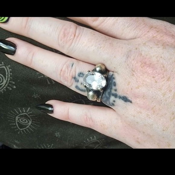 Handmade skull ring size 8.5 - Picture 5 of 5